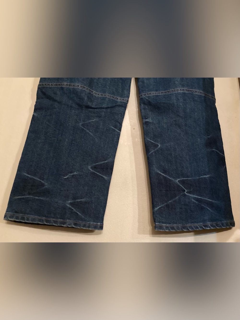 Von Dutch Indigo Blue Cargo Denim Jeans w/ Brand Patch - Picture 4 of 10